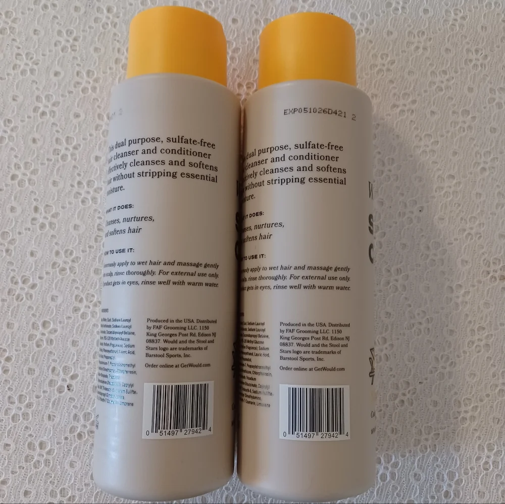 2x WOULD by Barstool Sports Summer House 2-in-1 Shampoo & Conditioner (16oz)